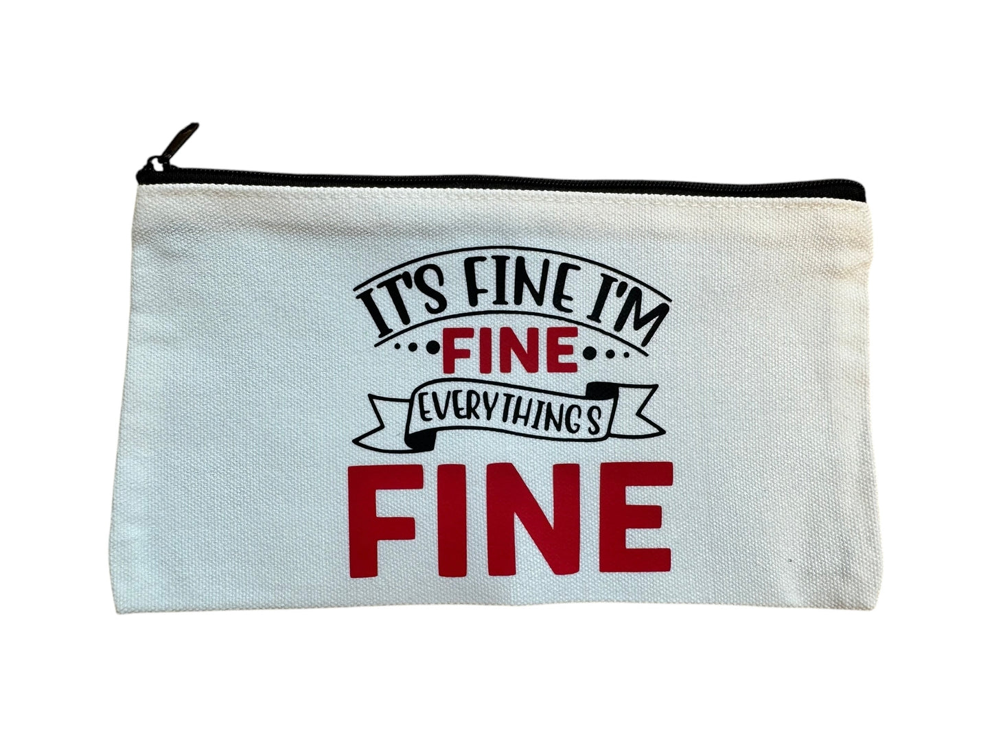 I’m Fine Cosmetic Bag image 0