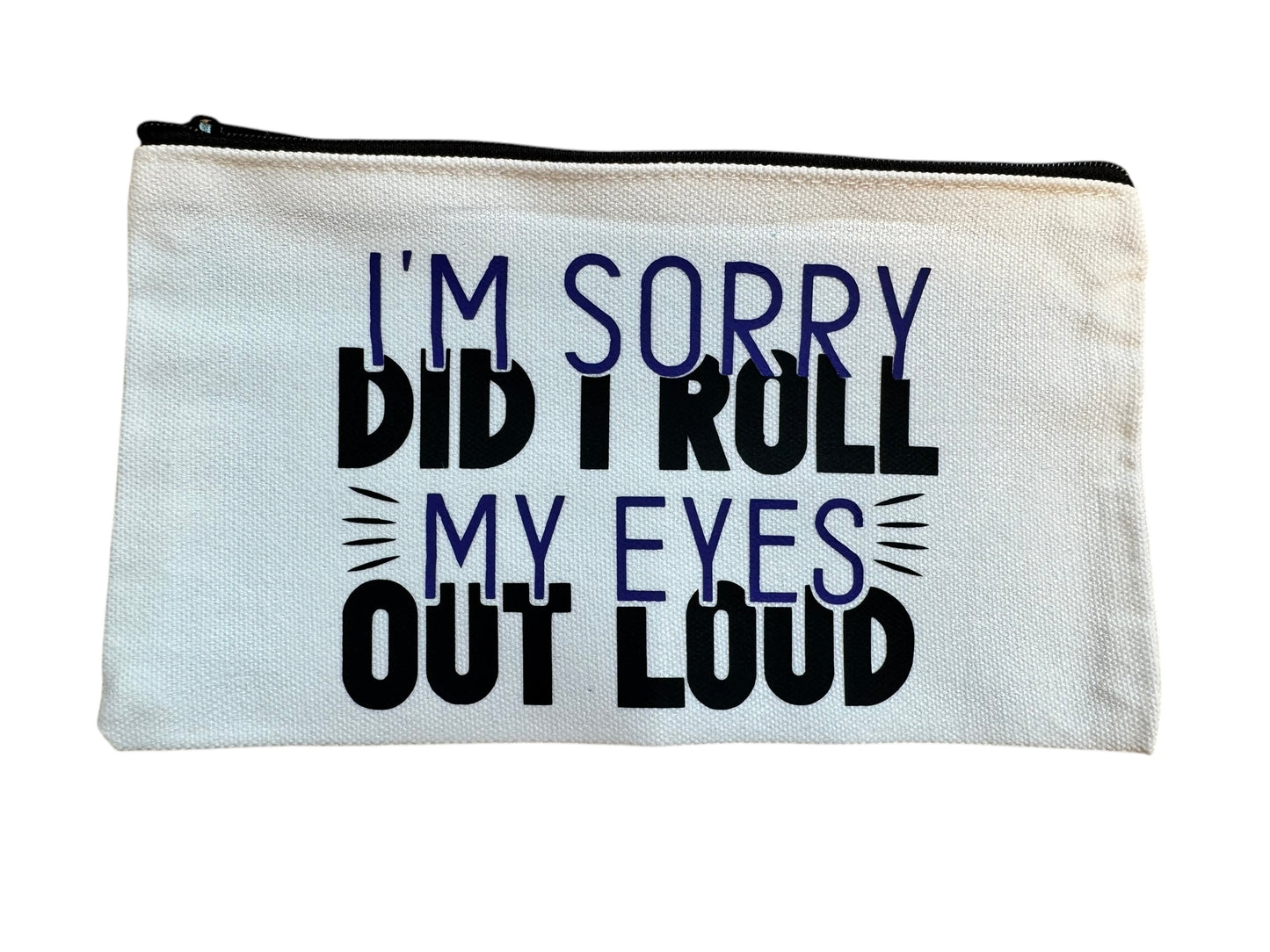 Roll My Eyes Cosmetic Bag image 0