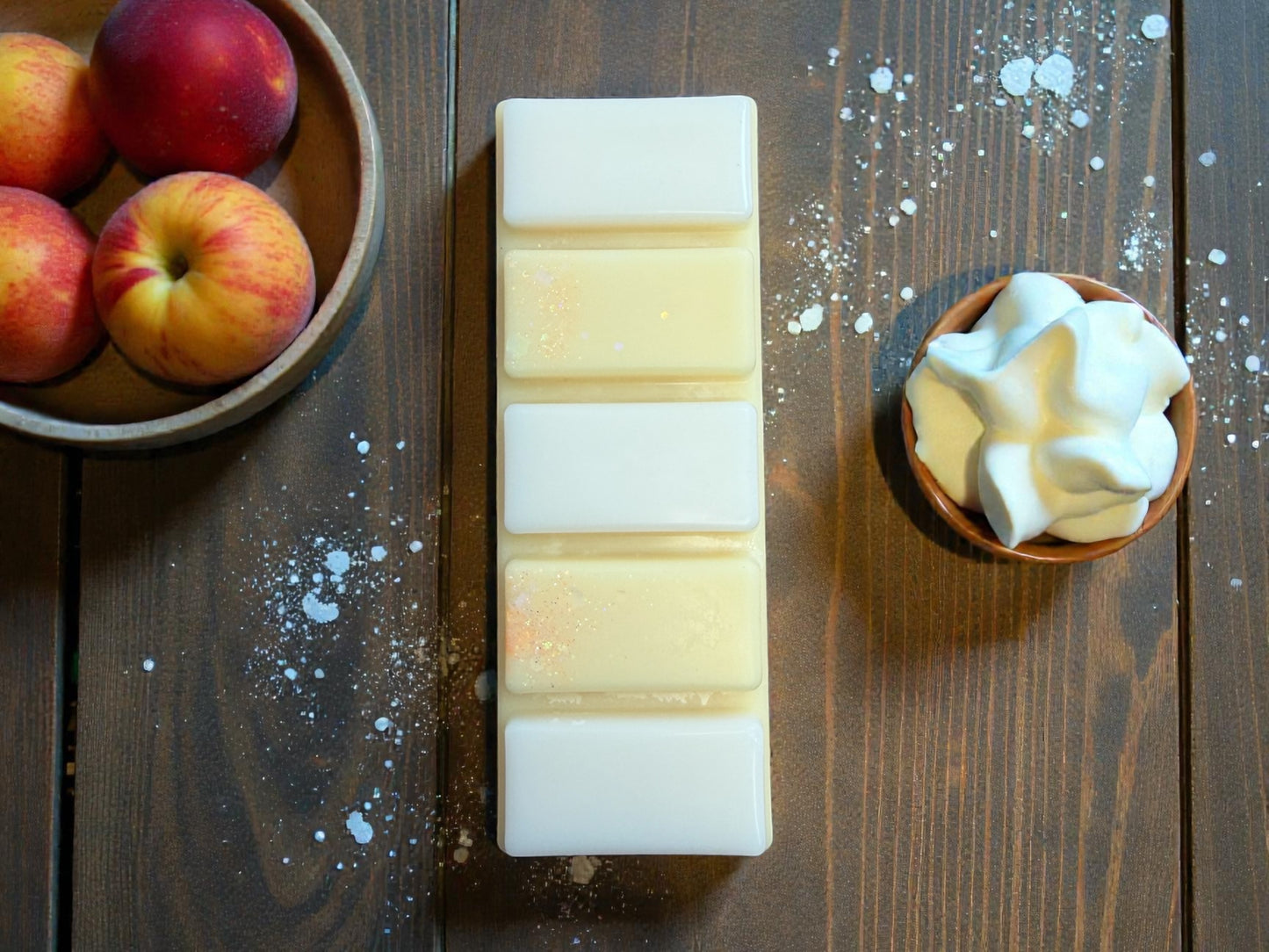 Peaches & Cream Wax Melt Snap Bar