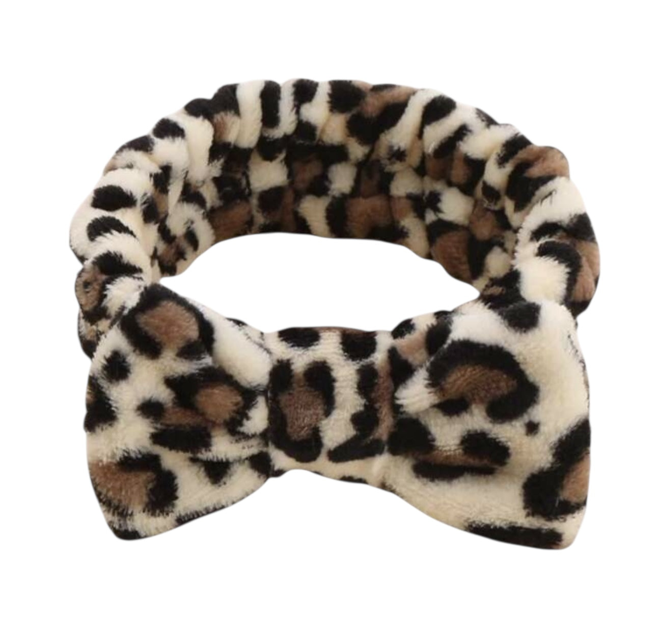 Leopard Print Fluffy Headband