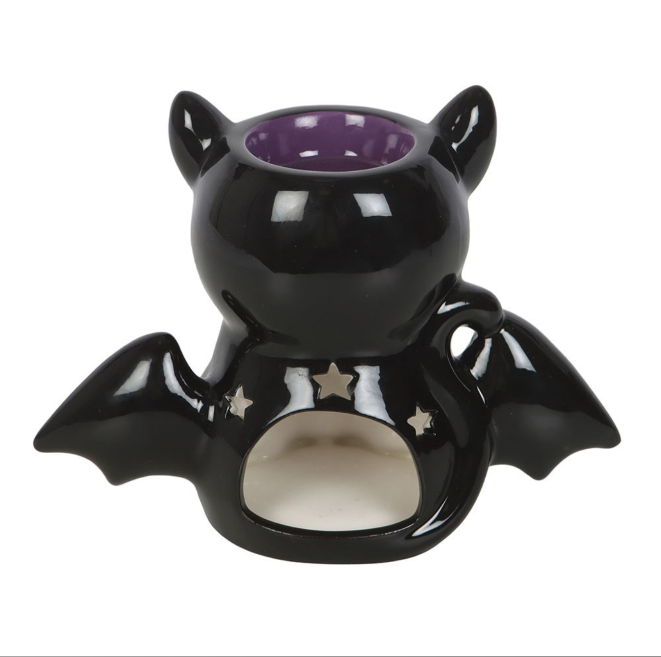 Cute And Creepy Bat Cat Wax Burner