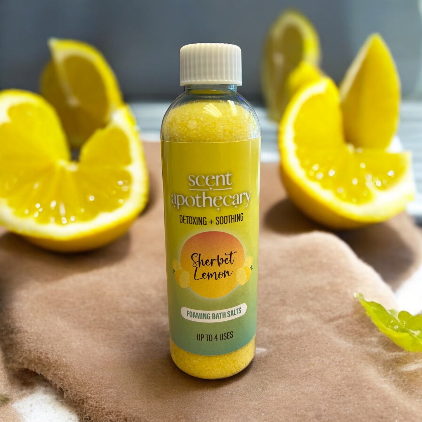 Sherbet Lemon Foaming Bath Salts image 0