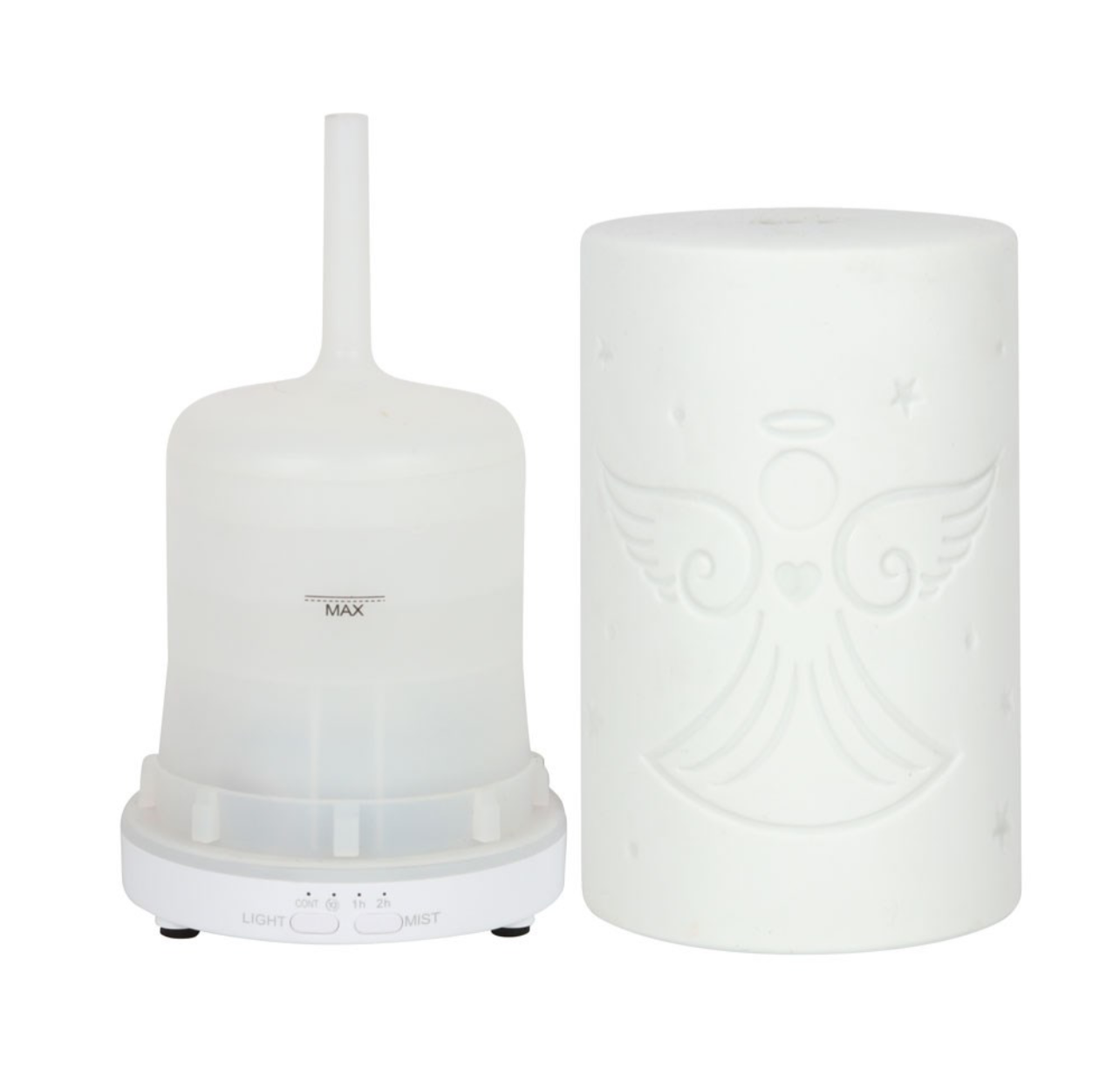 White Ceramic Angel Electric Aroma Diffuser image 2