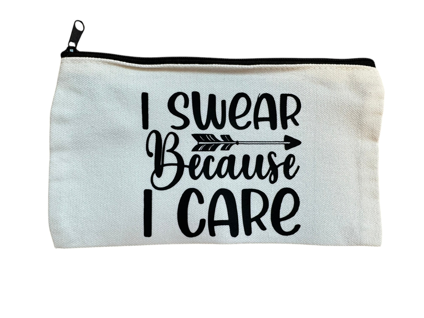 I Swear Because I Care Cosmetic Bag image 0