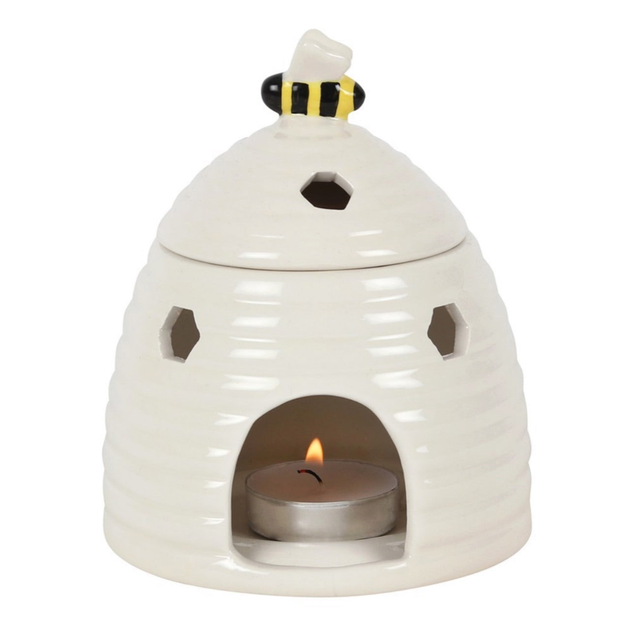 White Bee Hive Oil Burner image 0