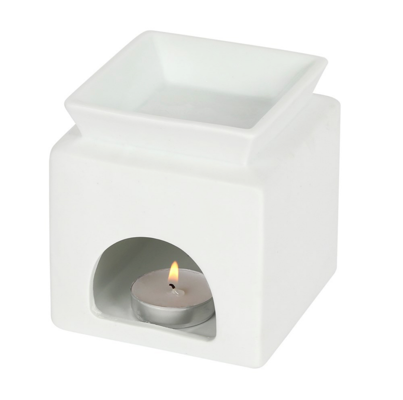 White Family Cut Out Burner image 1