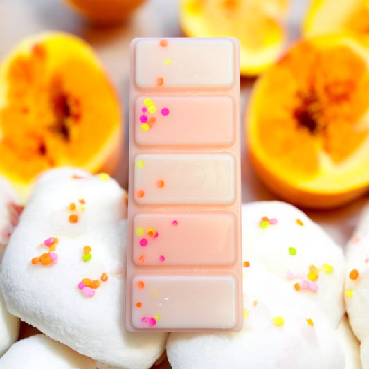 Marshmallow & White Peach Wax Melt Snap Bar  image 0