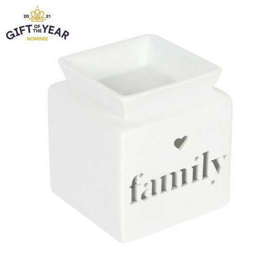 White Family Cut Out Burner image 0