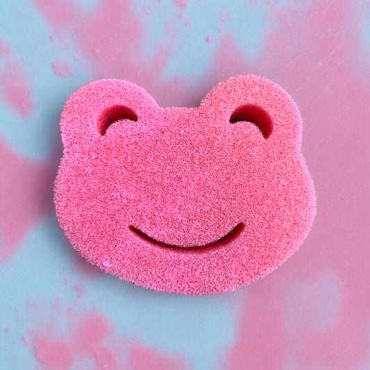 Froggy Strawberry & Vanilla Soap Sponge  image 0