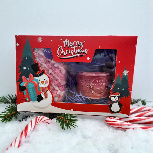 Candy Cane Whip & Sponge Gift Set