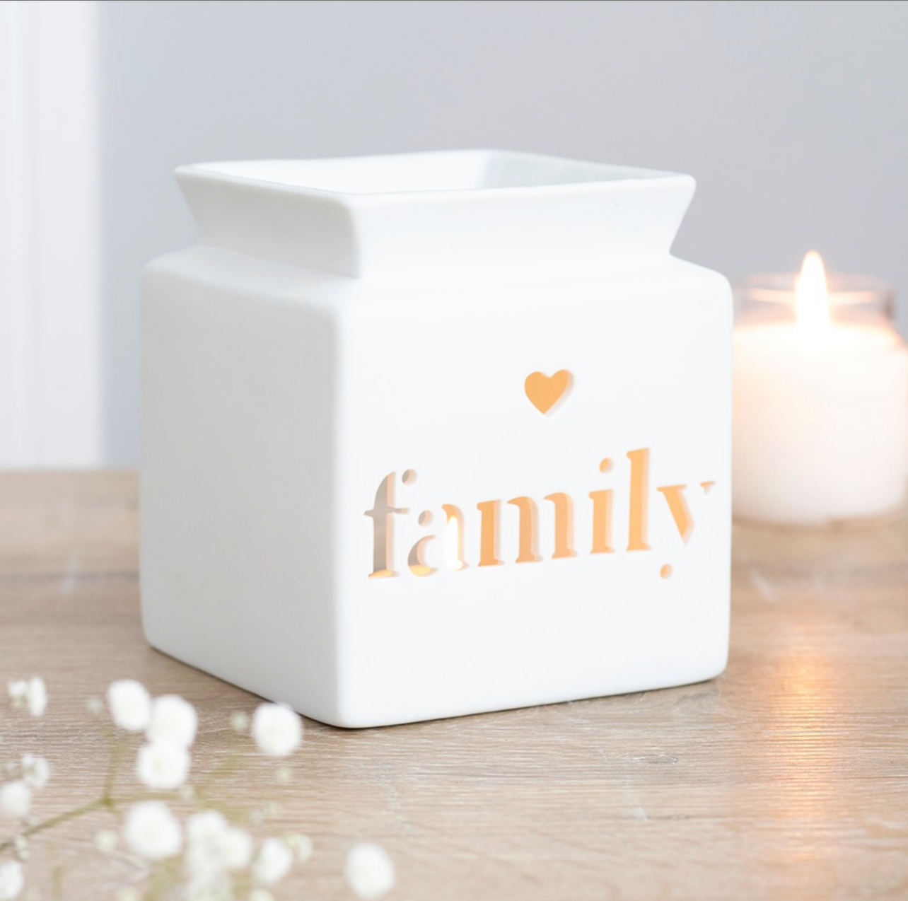 White Family Cut Out Burner image 2