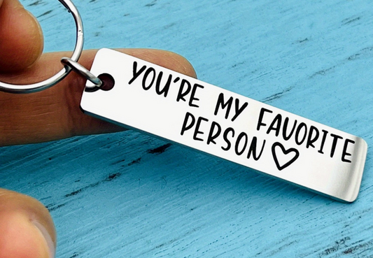 Favourite Person Keyring  image 0
