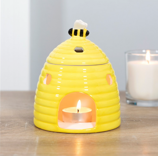 Yellow Bee Hive Wax Burner  image 0