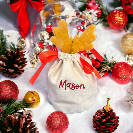 Personalised Reindeer Bag image 0