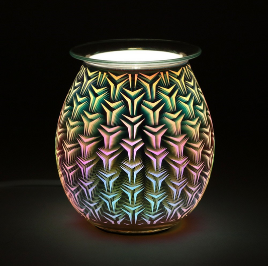 3D Geometric Light Up Electric Burner image 0