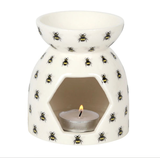 All Over Bee Print Oil Burner  image 0