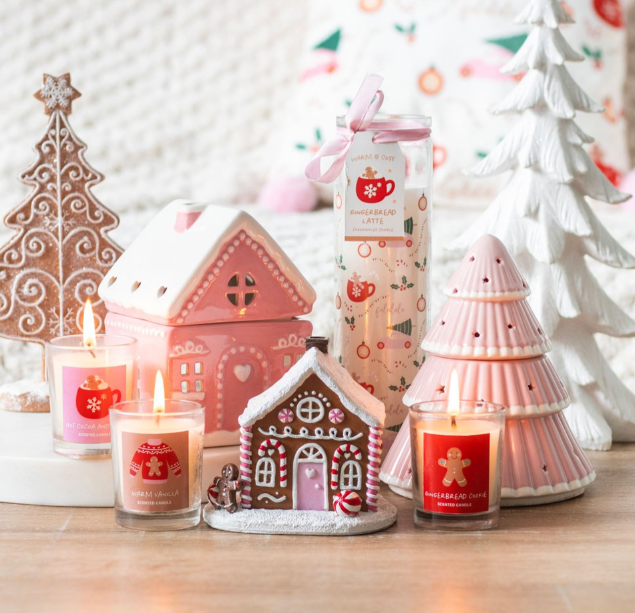 Pink Gingerbread House Burner  image 2